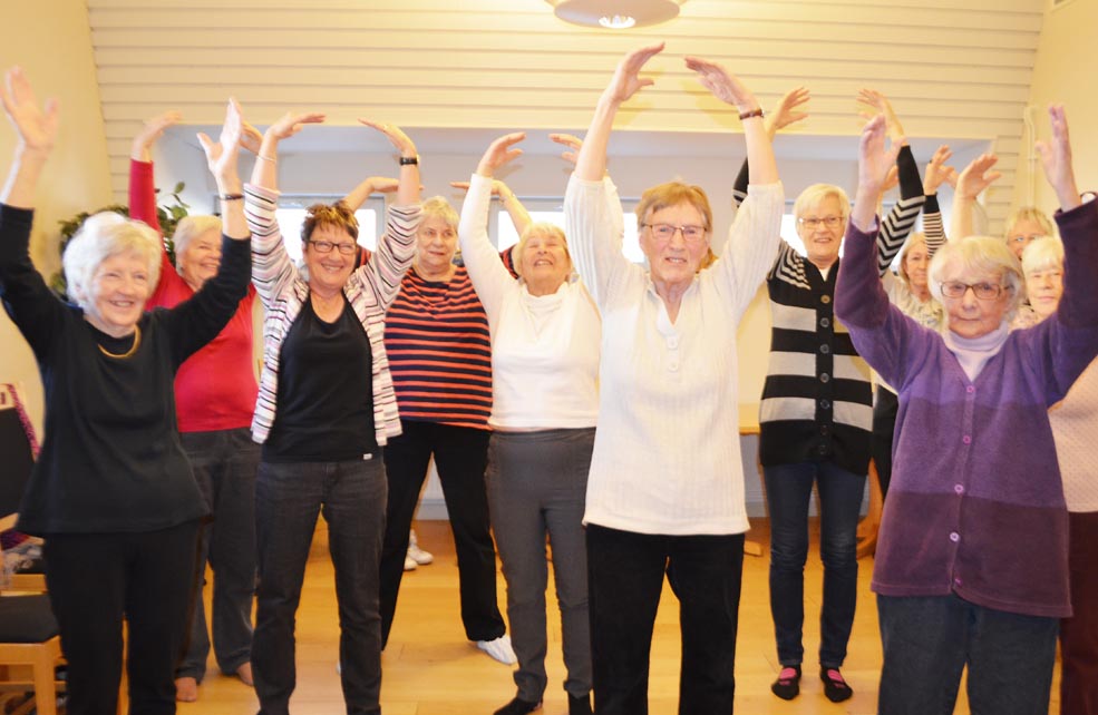 Qigong med SKPF i Nyköping.