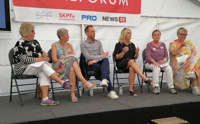 Panelsamtal om trygga pensioner i Almedalen 2018