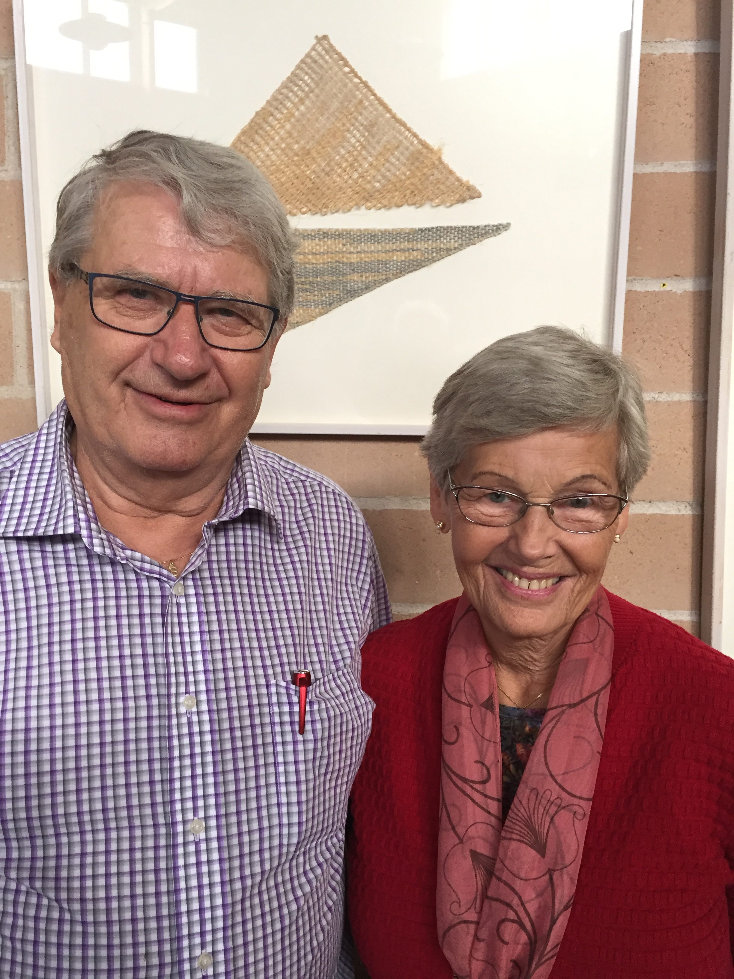 Berit & Bosse Avdelningsordförande Bo Kärrström och förbundsordförande Berit Bölander