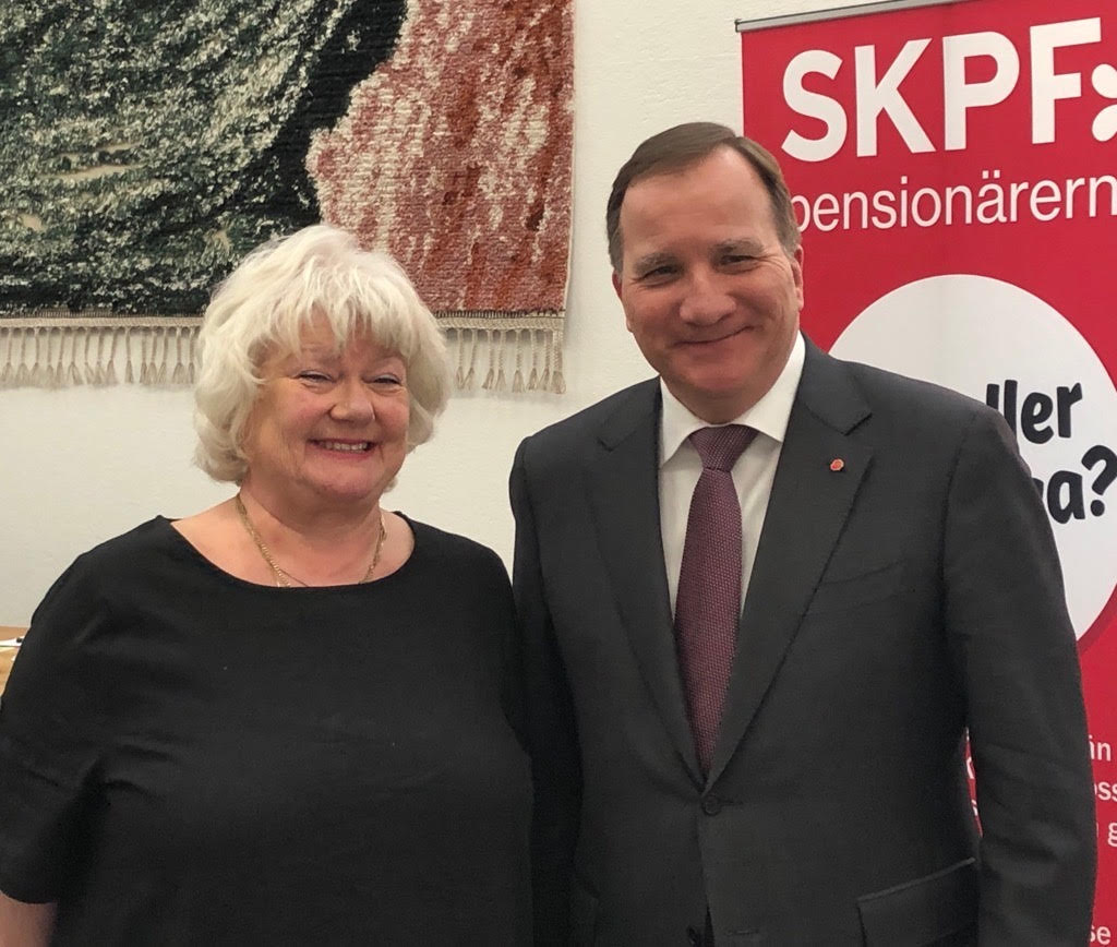 Liza di Paolo-Sandberg och Stefan Löfven.