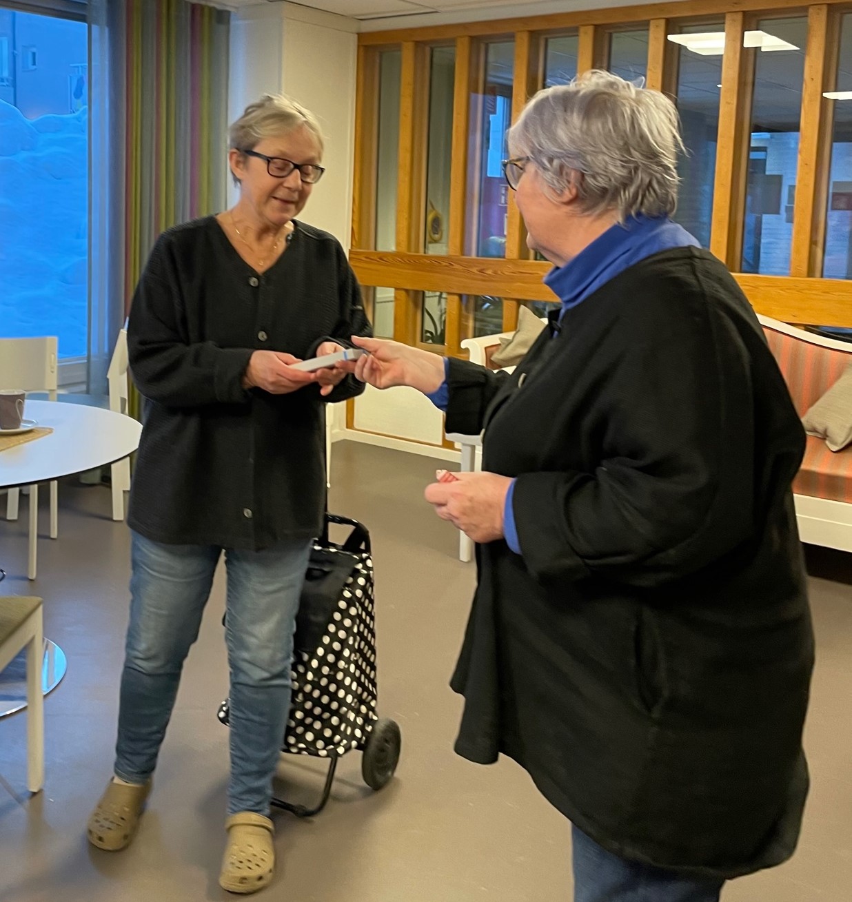 Barbro avtackar Ann Sigfridsson 23 jan