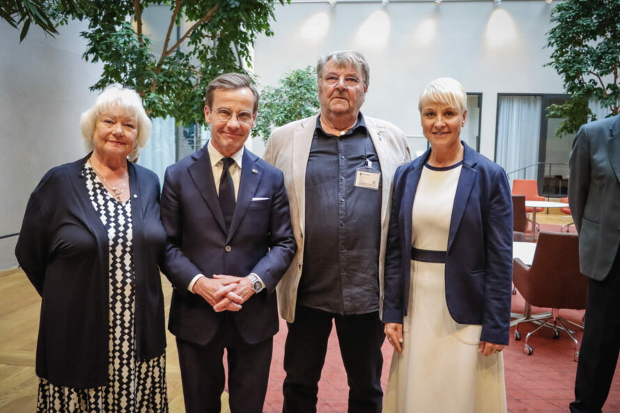 Svenska KommunalPensionärernas Förbund tillsammans med Ulf Kristersson och Anna Tenje
