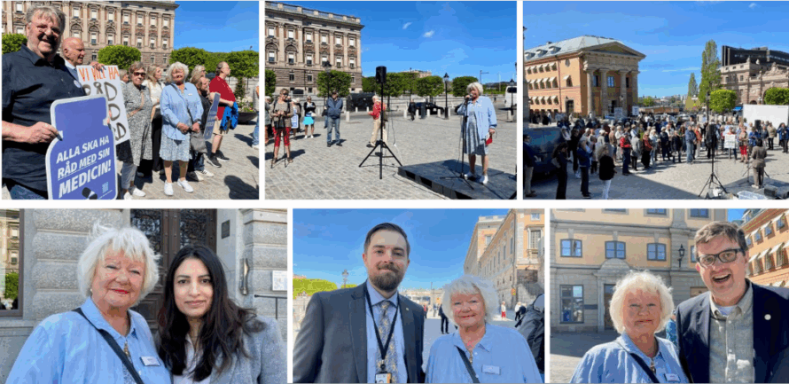 SKPF i protestmöte: Hälsa ska inte avgöras av plånboken